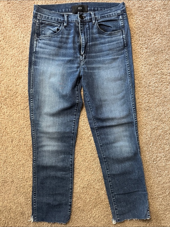 3x1 Denim - 3x1 Women's Slim Straight Jeans in Faded Blue